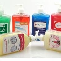 Reklamní předměty - tekuté mýdlo s vlastní reklamou na firmy, nebo výrobek