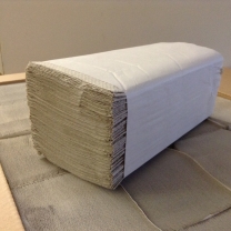 Skládané papírové ručníky ZZ šedé 