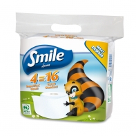 Smile maxi toaletní papír dvouvrstvý bílý celuloza 600 útržků